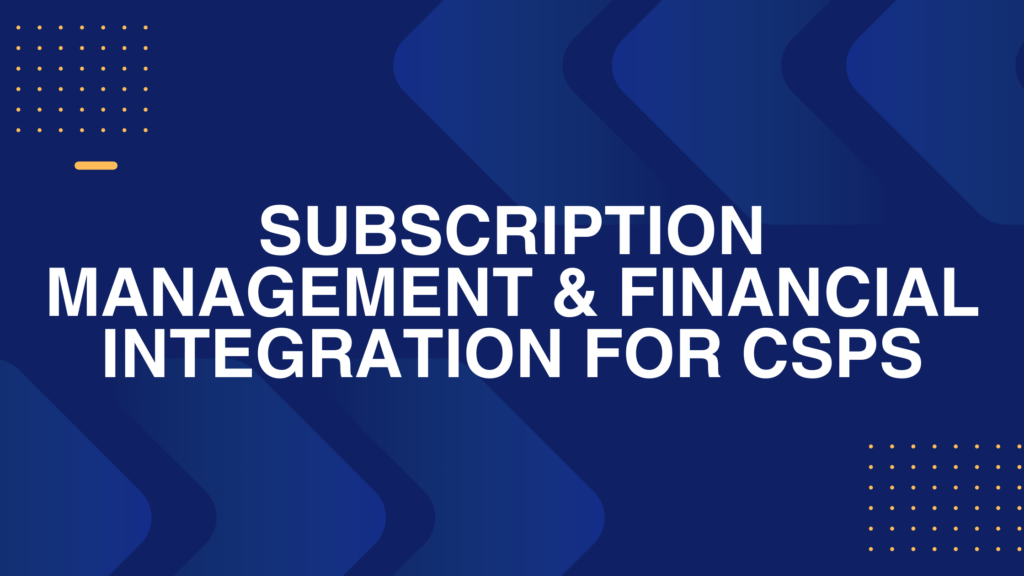 Subscription Management